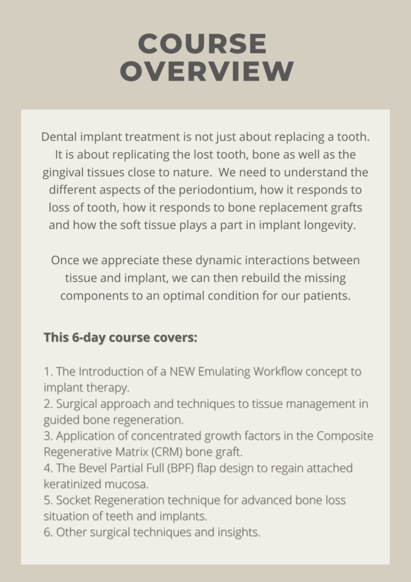 NEW (Natural Emulate Workflow)  Hard and Soft tissue Management in Implant Dentistry - Image 2